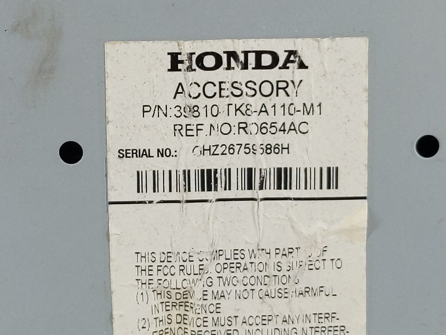 2014-2017 Honda Odyssey Information Display Screen - Oemusedautoparts1.com