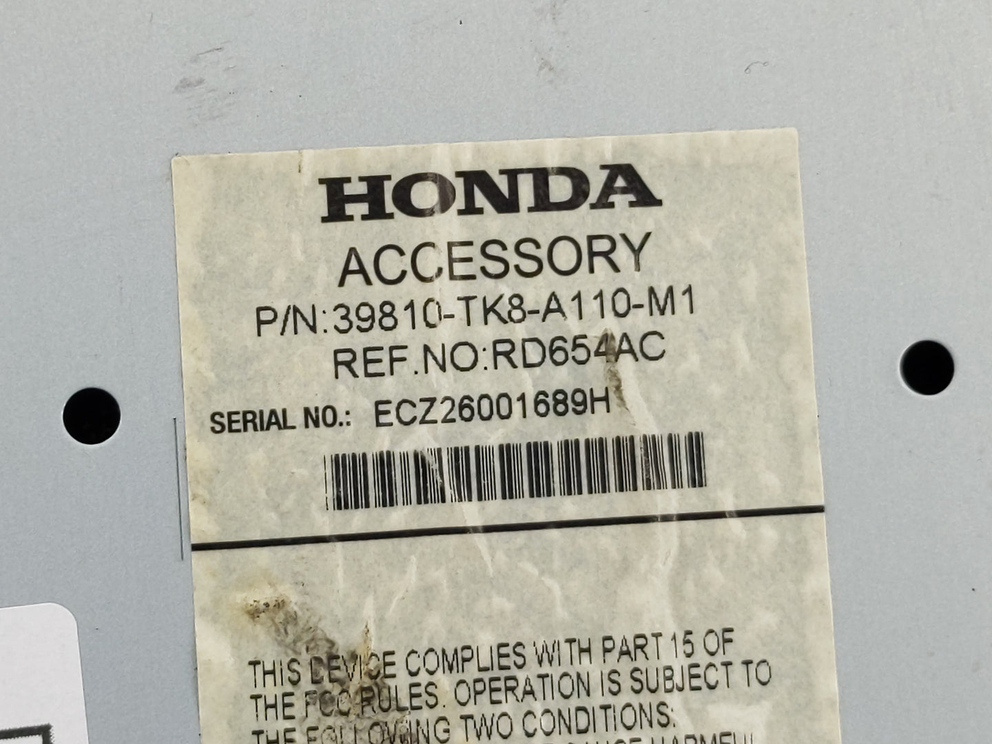 2014-2017 Honda Odyssey Instrument Cluster Speedometer Gauges P/N:39810-TK8-A110-M1 Fits Fits 2014 2015 2016 2017 OEM Used A