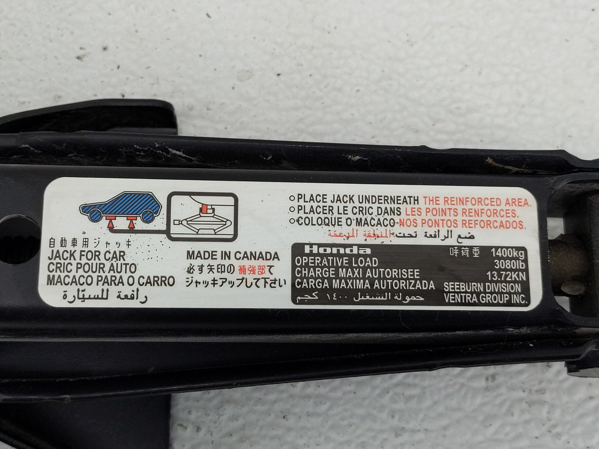 2014 Honda Odyssey Spare Scissor Car Jack - Oemusedautoparts1.com