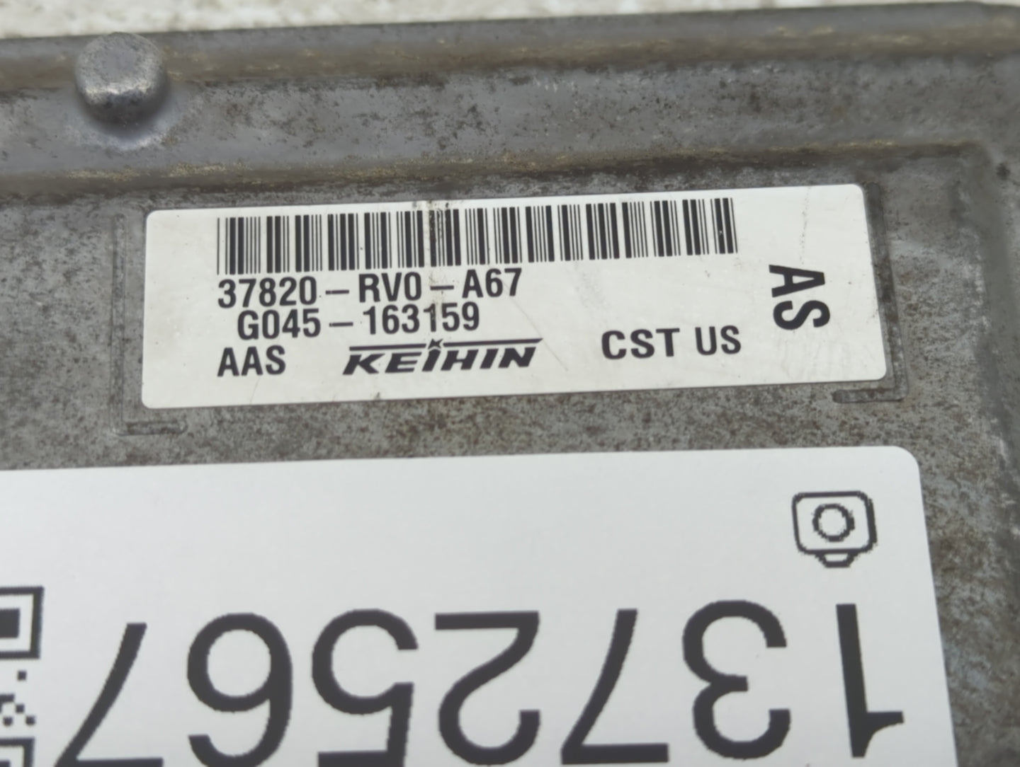 2014-2016 Honda Odyssey PCM Engine Control Computer ECU ECM PCU OEM P/N:37820-RV0-A67 Fits Fits 2014 2015 2016 OEM Used Auto