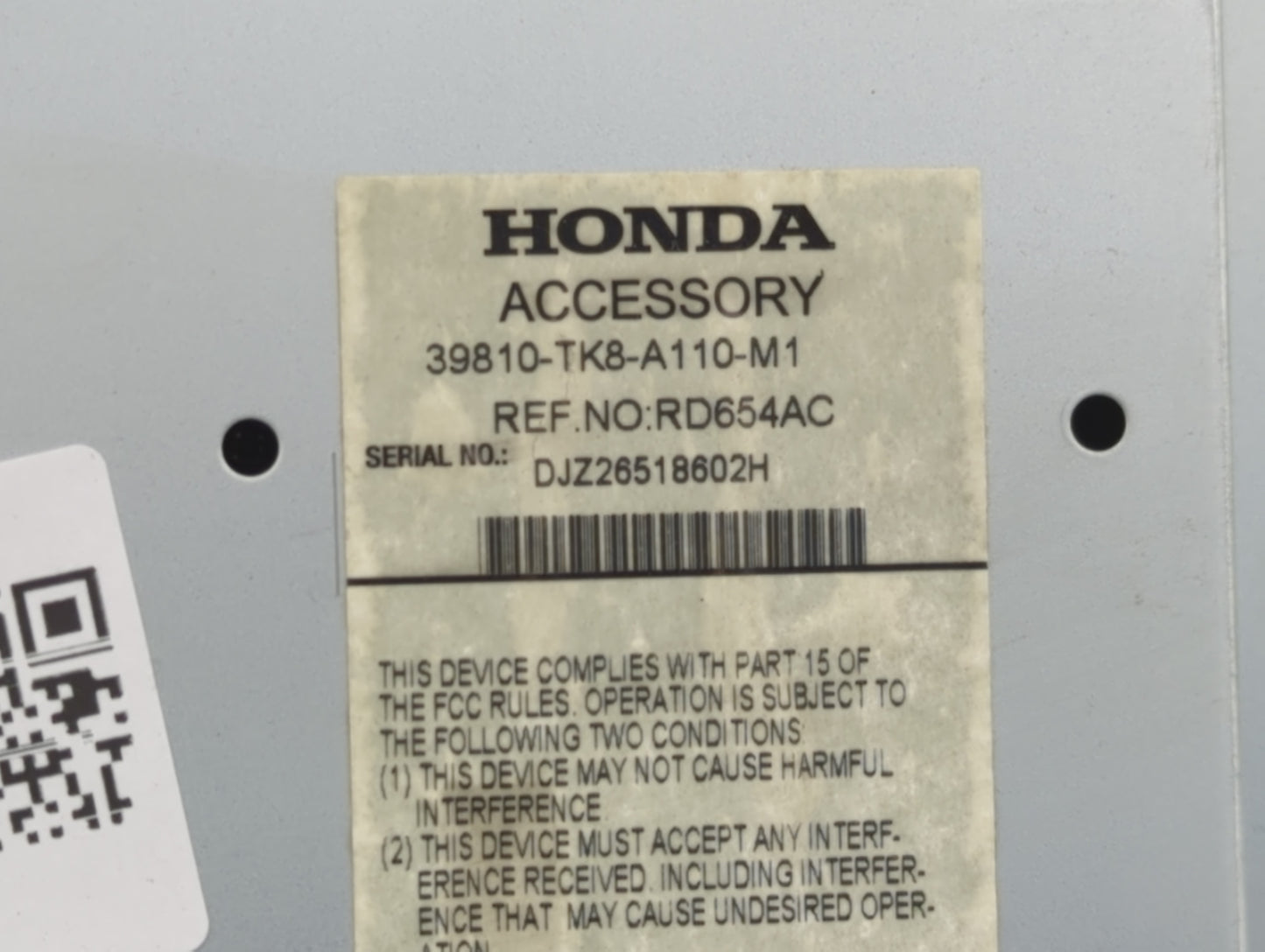 2014-2017 Honda Odyssey Information Display Screen - Oemusedautoparts1.com