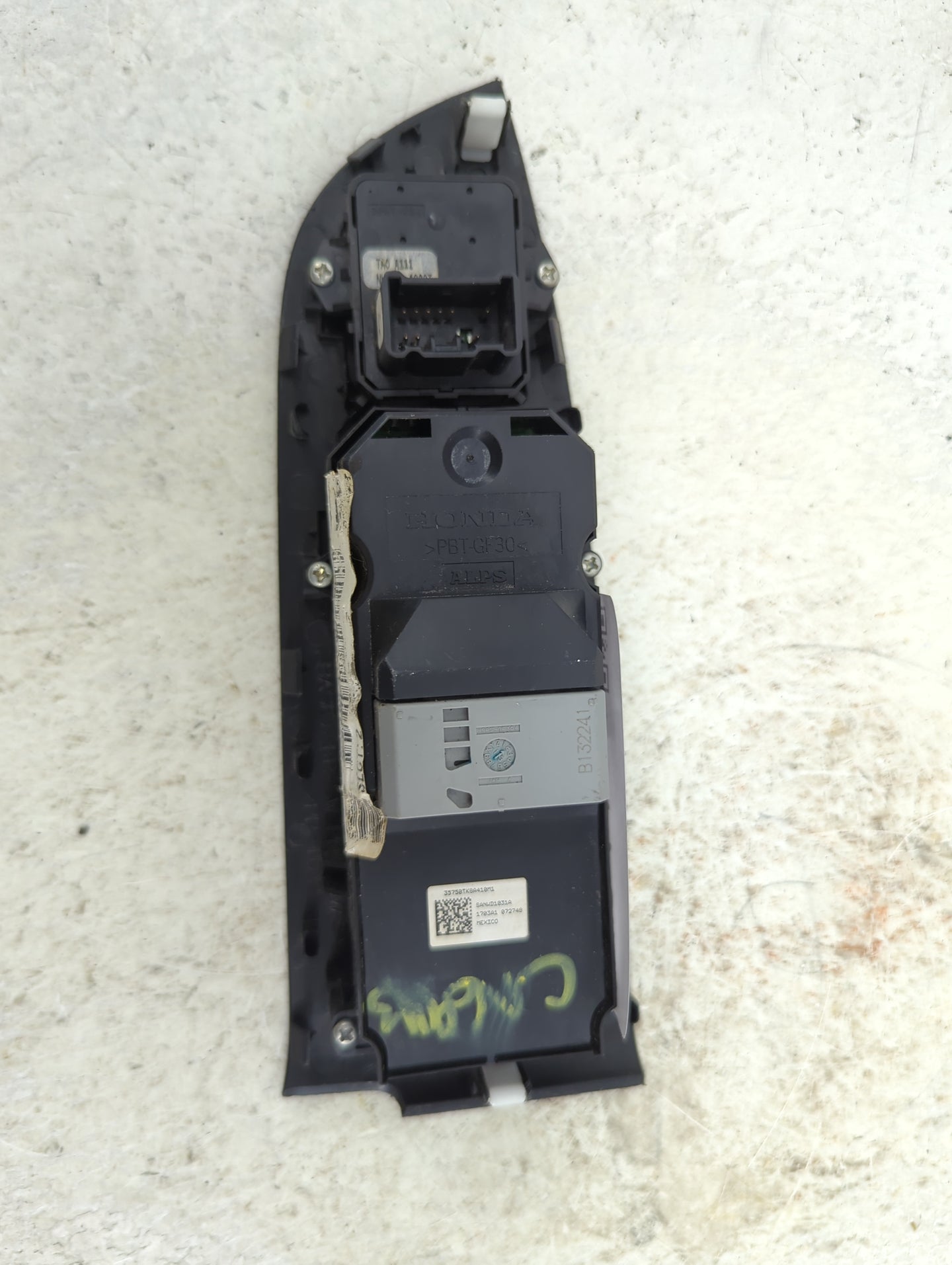 2014-2017 Honda Odyssey Master Power Window Switch Replacement Driver Side Left P/N:35750TK8A410M1 Fits Fits 2014 2015 2016 