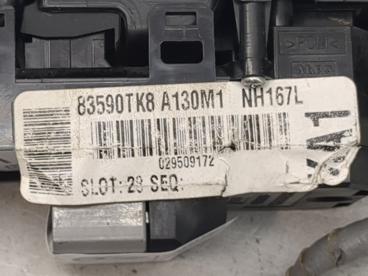 2014-2017 Honda Odyssey Master Power Window Switch Replacement Driver Side Left P/N:83590TK8A130M1 NH167L Fits OEM Used Auto