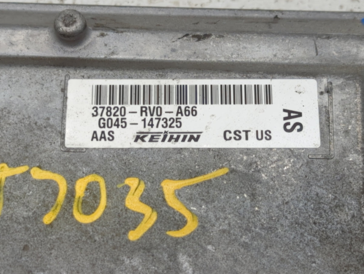 2014-2016 Honda Odyssey PCM Engine Control Computer ECU ECM PCU OEM P/N:37820-RV0-A66 Fits 2014 2015 2016 OEM Used Auto Part