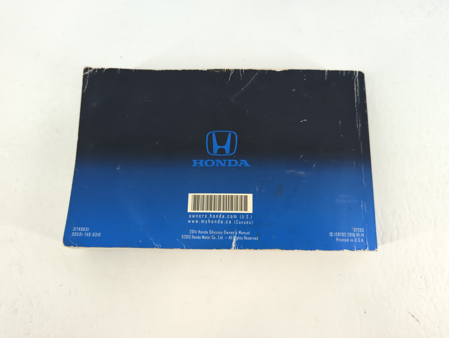 2014 Honda Odyssey Owners Manual Book Guide P/N:00X31-TK8-6310 31TK8631 OEM Used Auto Parts - Oemusedautoparts1.com
