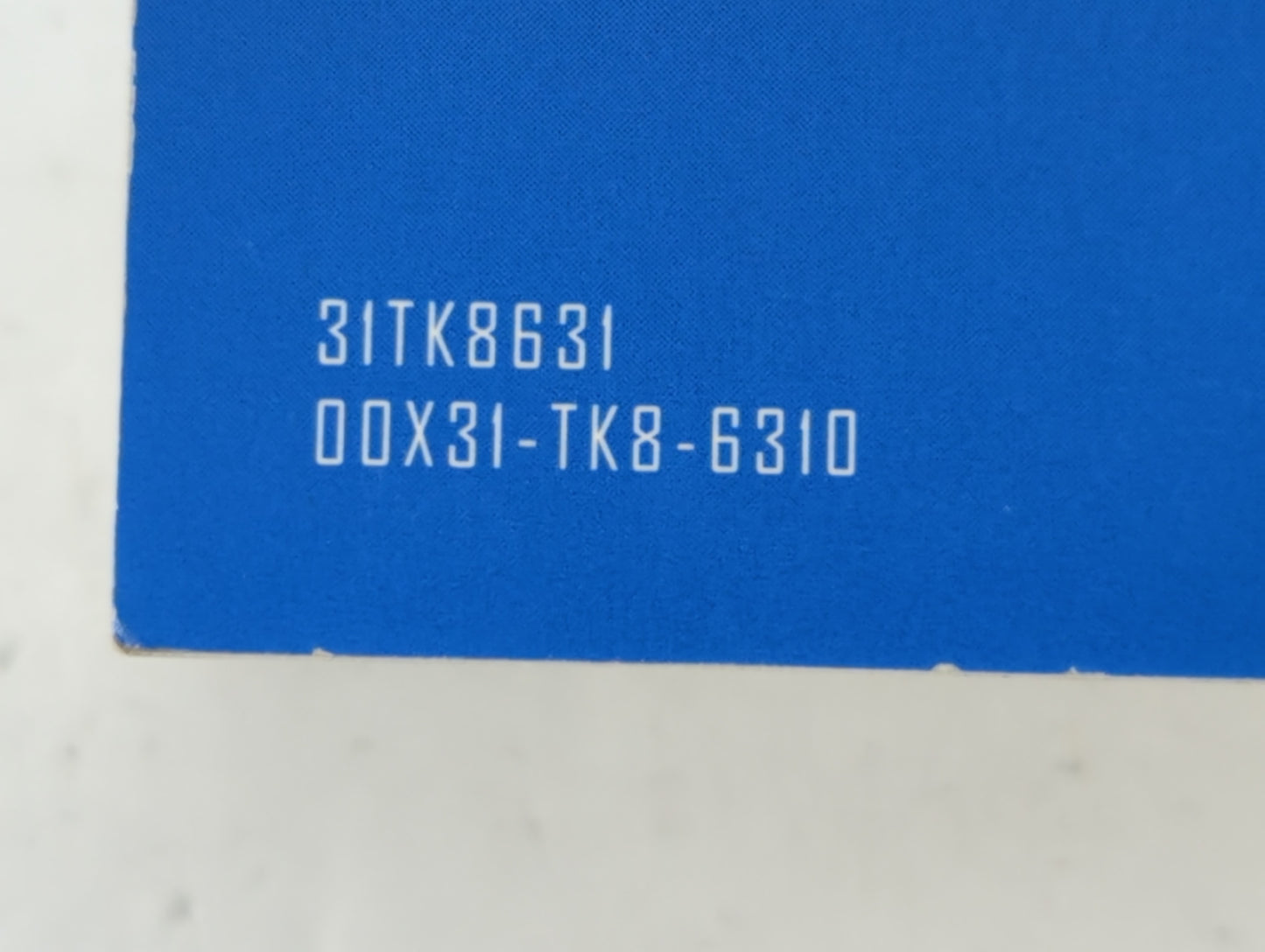 2014 Honda Odyssey Owners Manual Book Guide P/N:00X31-TK8-6310 31TK8631 OEM Used Auto Parts - Oemusedautoparts1.com
