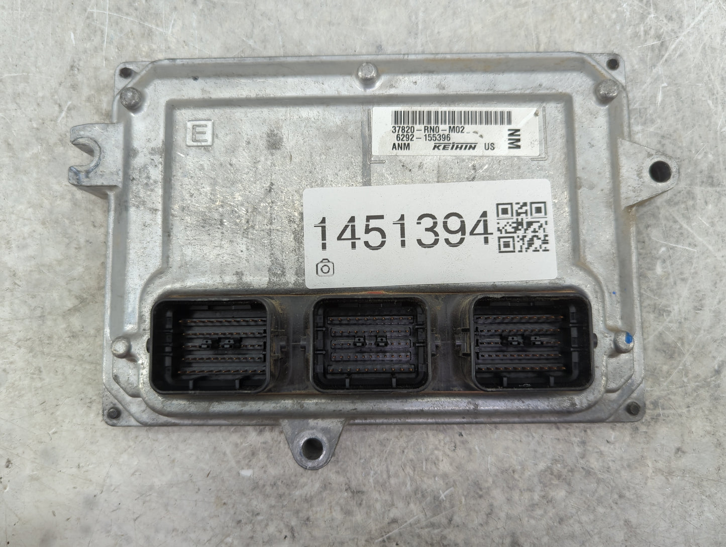 2013-2015 Honda Pilot PCM Engine Control Computer ECU ECM PCU OEM P/N:37820-RN0-M02 6292-155396 Fits Fits 2013 2014 2015 OEM
