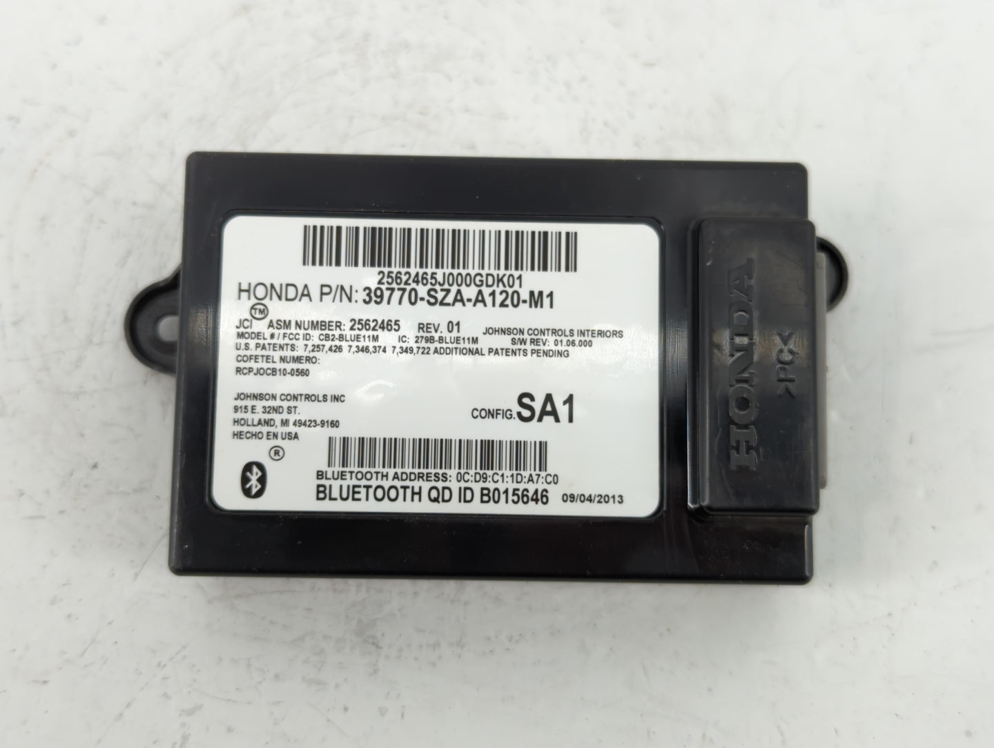 2014 Honda Pilot Chassis Control Module Ccm Bcm Body Control - Oemusedautoparts1.com