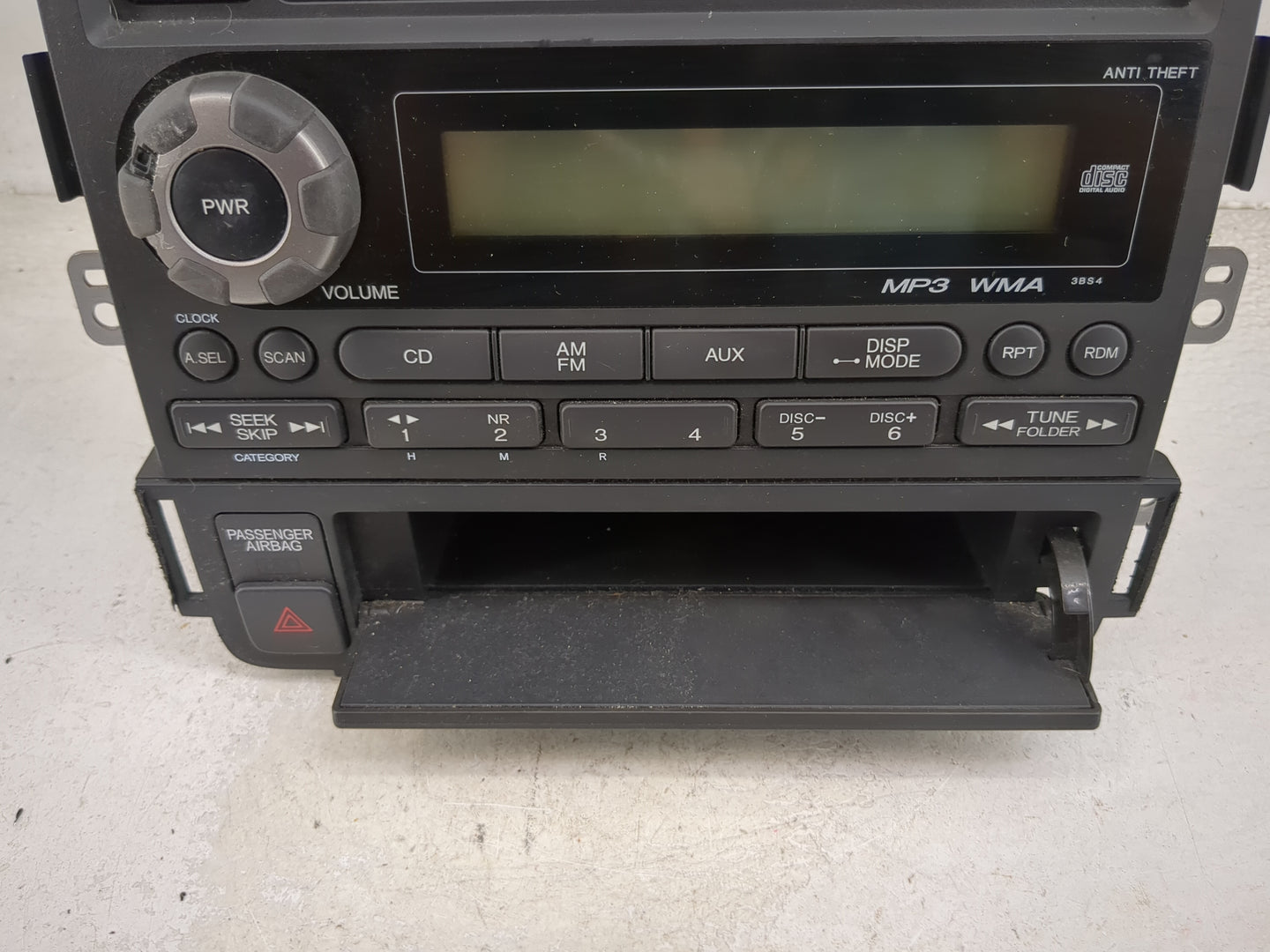 2009-2014 Honda Ridgeline Radio AM FM Cd Player Receiver Replacement P/N:39101-SJC-C310-M1 DEH-M6887ZH Fits OEM Used Auto Pa