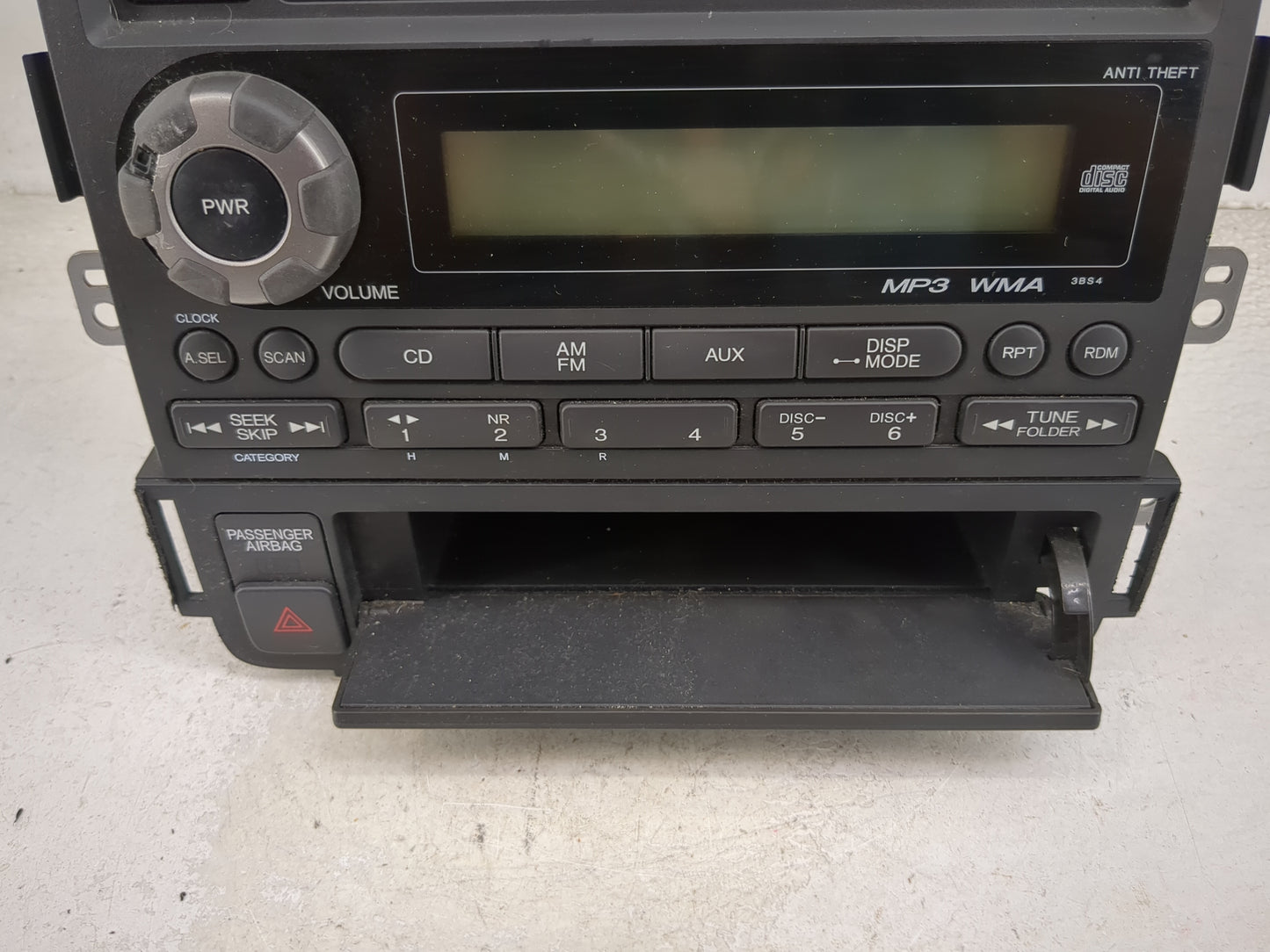 2009-2014 Honda Ridgeline Radio AM FM Cd Player Receiver Replacement P/N:39101-SJC-C310-M1 DEH-M6887ZH Fits OEM Used Auto Pa