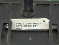 2013-2014 Hyundai Accent Fusebox Fuse Box Panel Relay Module P/N:91220-1R527 Fits Fits 2013 2014 OEM Used Auto Parts - Oemus