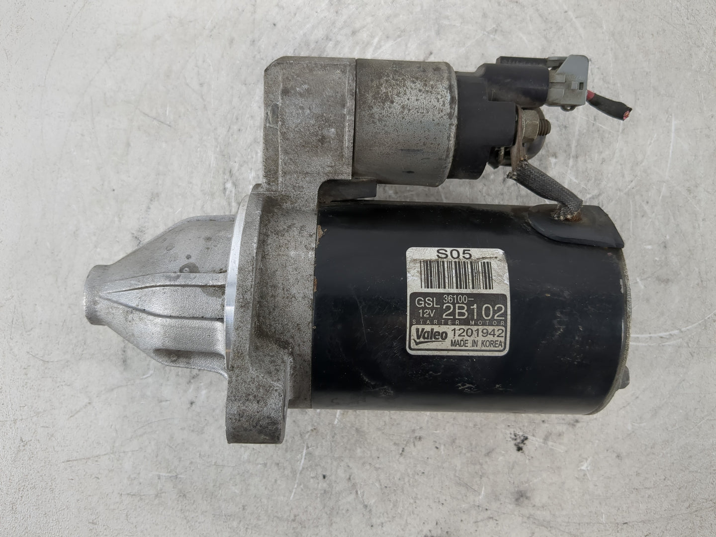 2012-2017 Hyundai Accent Car Starter Motor Solenoid OEM P/N:36100-2B102 Fits Fits 2012 2013 2014 2015 2016 2017 OEM Used Aut