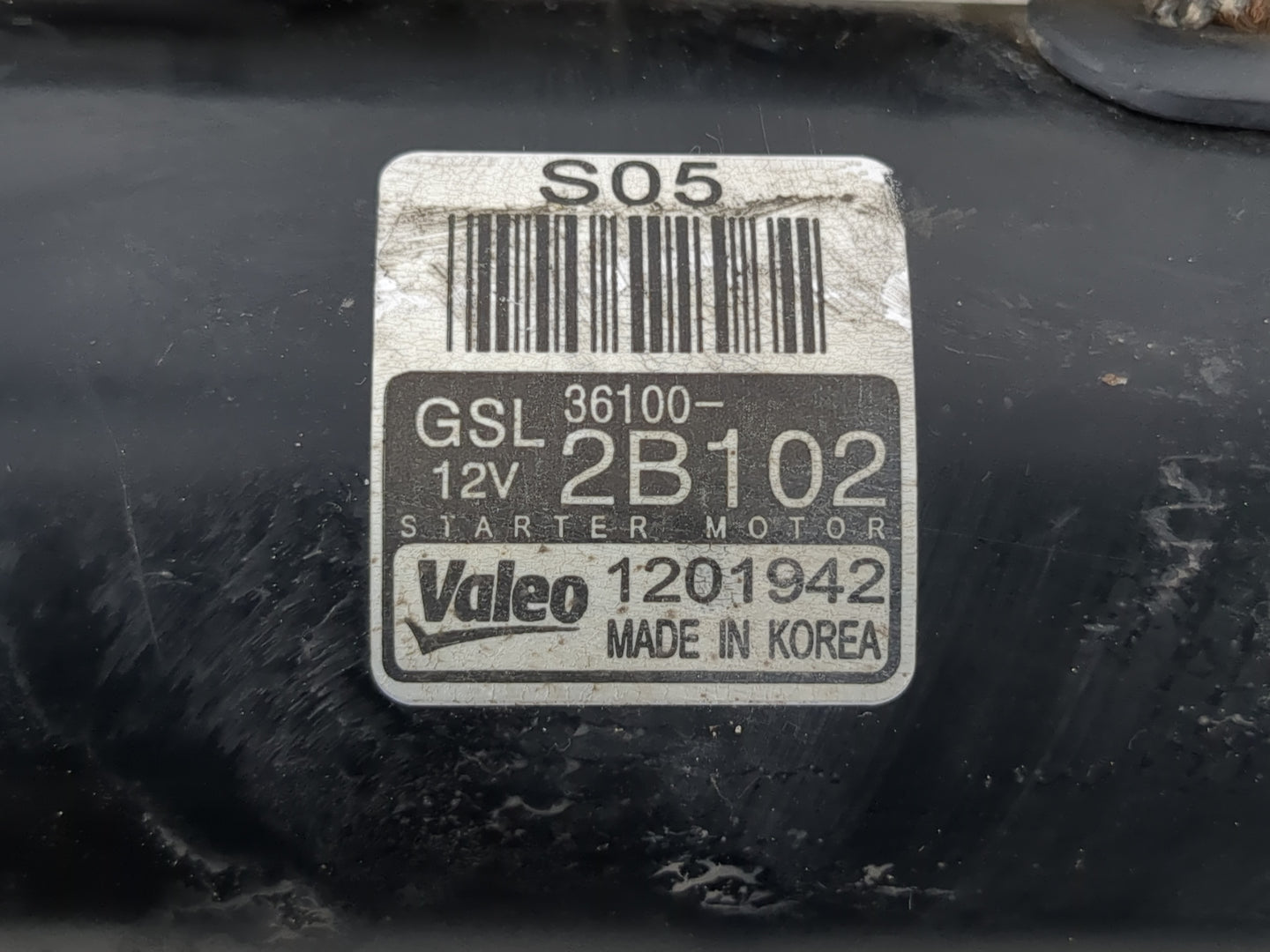 2012-2017 Hyundai Accent Car Starter Motor Solenoid OEM P/N:36100-2B102 Fits Fits 2012 2013 2014 2015 2016 2017 OEM Used Aut