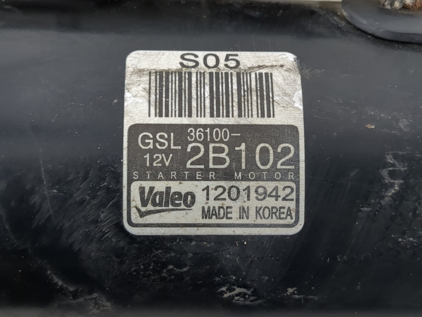 2012-2017 Hyundai Accent Car Starter Motor Solenoid OEM P/N:36100-2B102 Fits Fits 2012 2013 2014 2015 2016 2017 OEM Used Aut