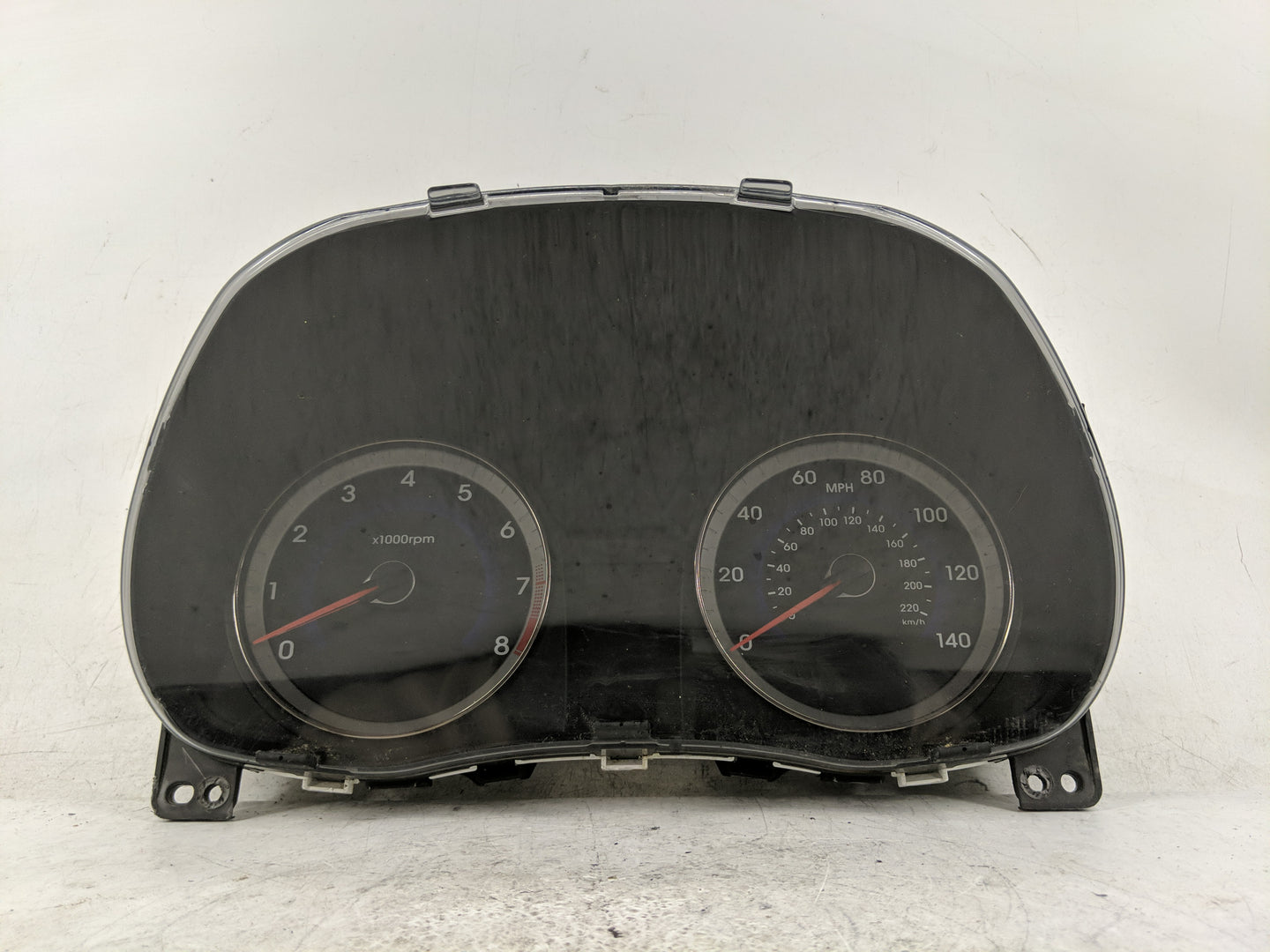 2014 Hyundai Accent Instrument Cluster Speedometer Gauges Fits OEM Used Auto Parts - Oemusedautoparts1.com