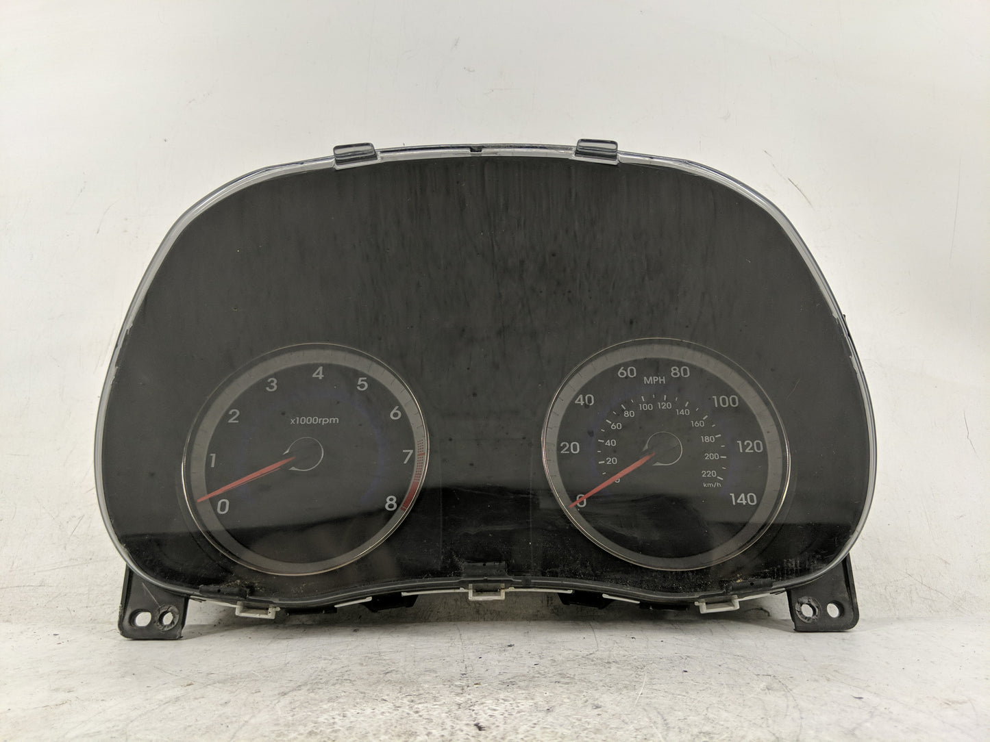 2014 Hyundai Accent Instrument Cluster Speedometer Gauges Fits OEM Used Auto Parts - Oemusedautoparts1.com