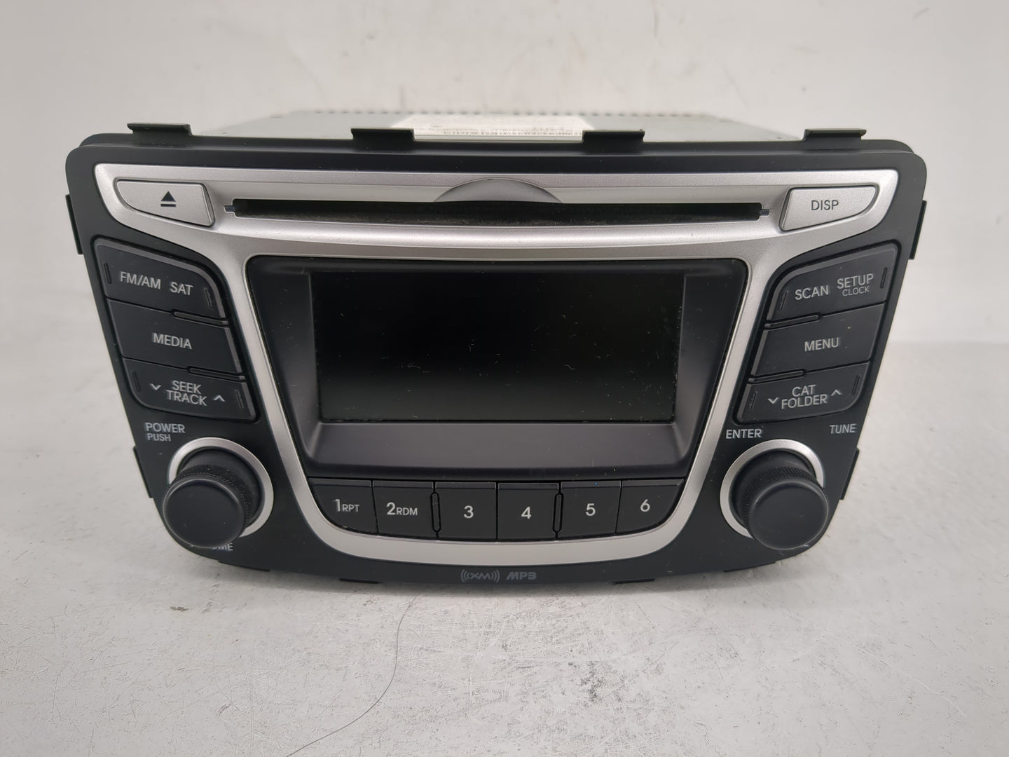 2014 Hyundai Accent Radio AM FM Cd Player Receiver Replacement P/N:96170-1R1104X Fits OEM Used Auto Parts - Oemusedautoparts