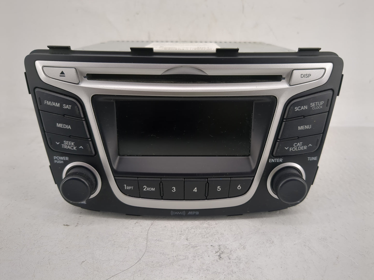 2014 Hyundai Accent Radio AM FM Cd Player Receiver Replacement P/N:96170-1R1104X Fits OEM Used Auto Parts - Oemusedautoparts