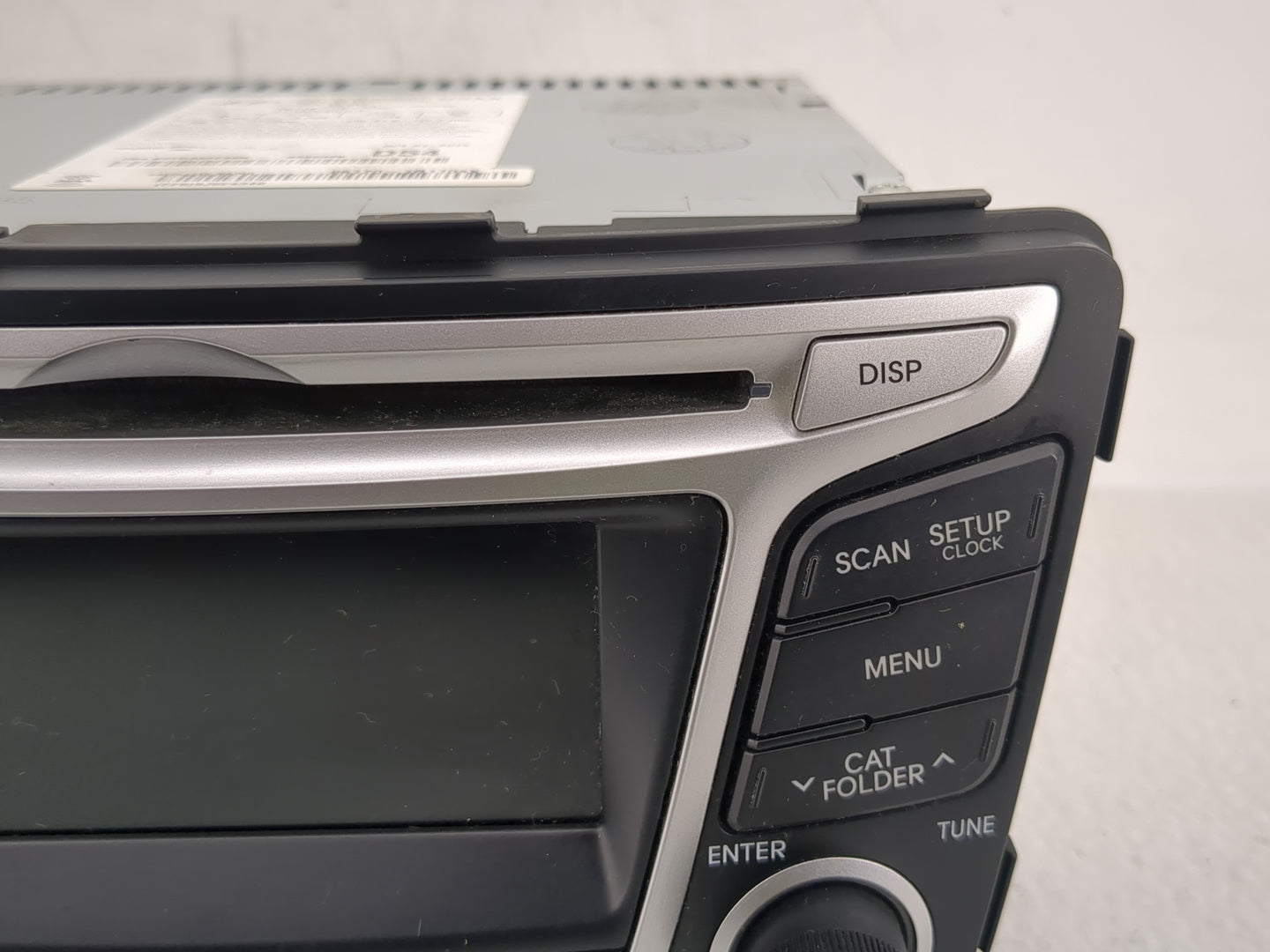 2014 Hyundai Accent Radio AM FM Cd Player Receiver Replacement P/N:96170-1R1104X Fits OEM Used Auto Parts - Oemusedautoparts
