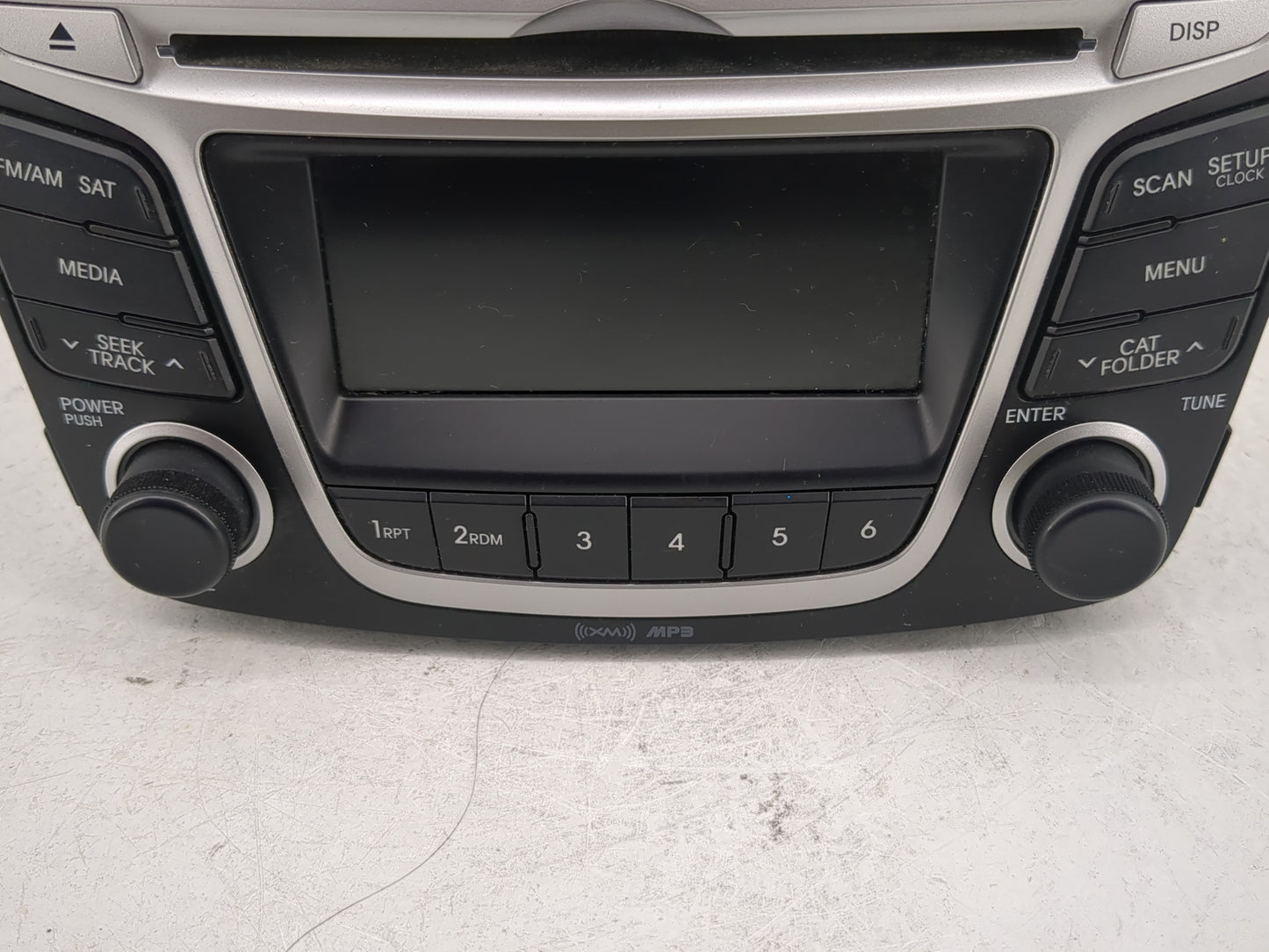 2014 Hyundai Accent Radio AM FM Cd Player Receiver Replacement P/N:96170-1R1104X Fits OEM Used Auto Parts - Oemusedautoparts