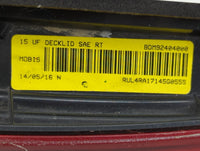 2012-2014 Hyundai Accent Tail Light Assembly Passenger Right OEM P/N:BDM92404000 Fits Fits 2012 2013 2014 OEM Used Auto Part