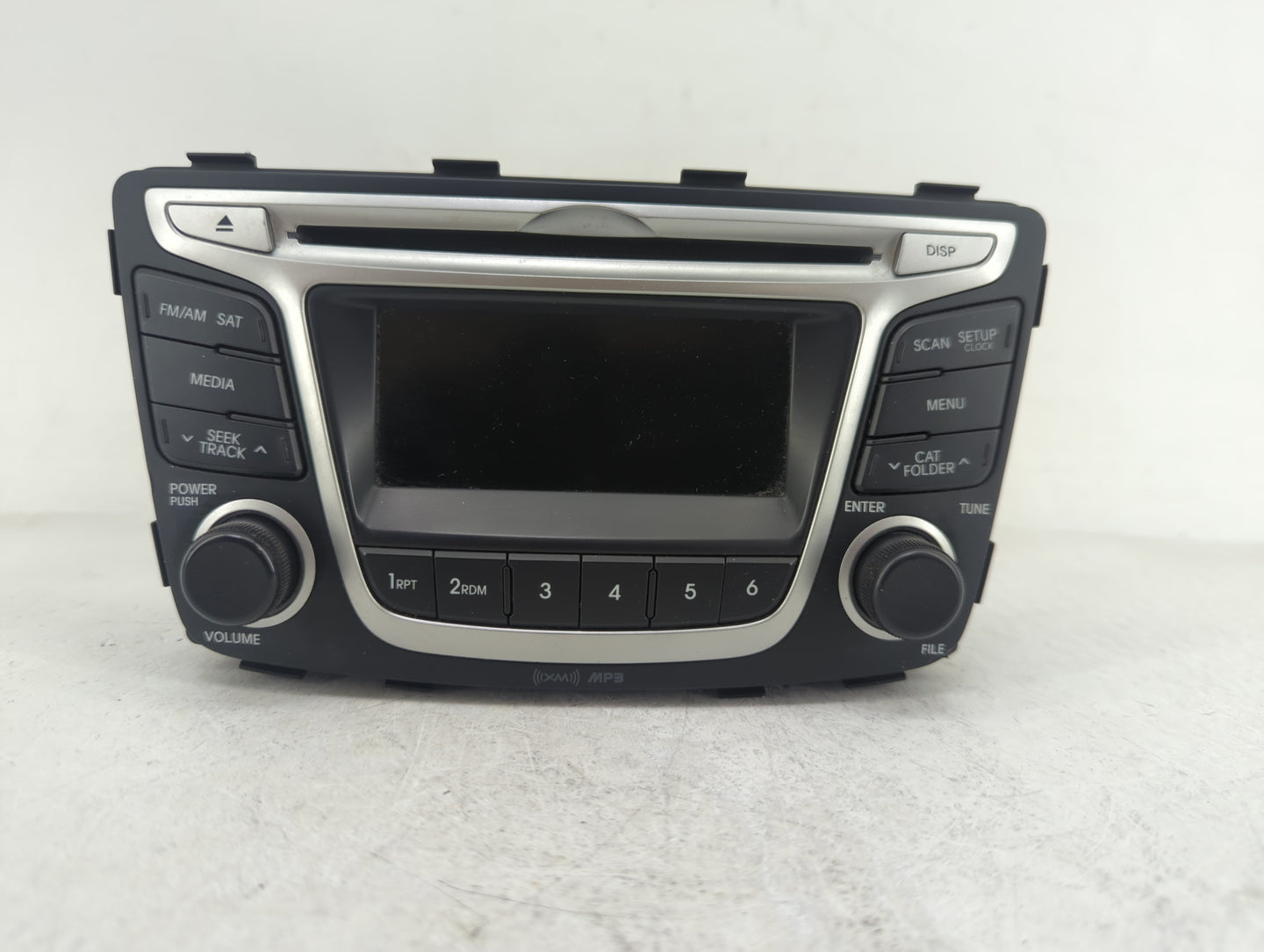 2012-2014 Hyundai Accent Radio AM FM Cd Player Receiver Replacement P/N:96170-1R1104X Fits Fits 2012 2013 2014 OEM Used Auto