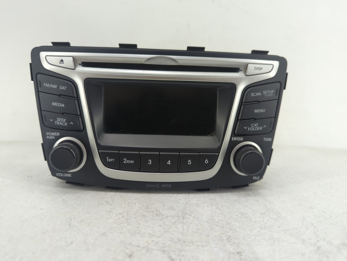 2012-2014 Hyundai Accent Radio AM FM Cd Player Receiver Replacement P/N:96170-1R1104X Fits Fits 2012 2013 2014 OEM Used Auto