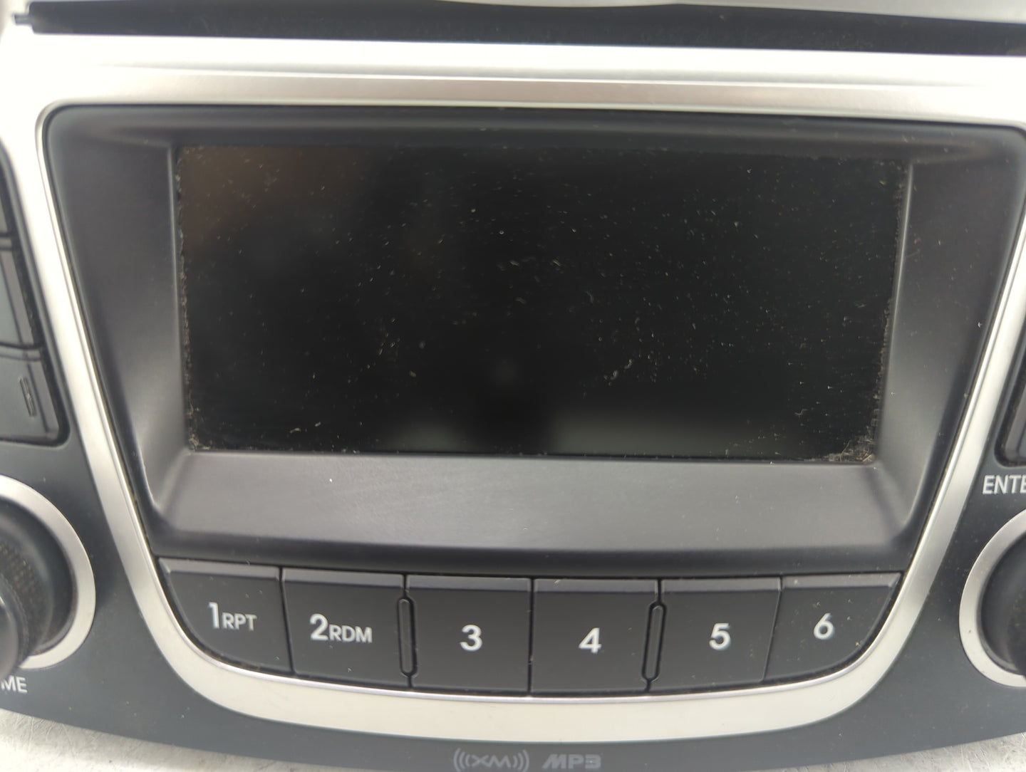 2012-2014 Hyundai Accent Radio AM FM Cd Player Receiver Replacement P/N:96170-1R1104X Fits Fits 2012 2013 2014 OEM Used Auto