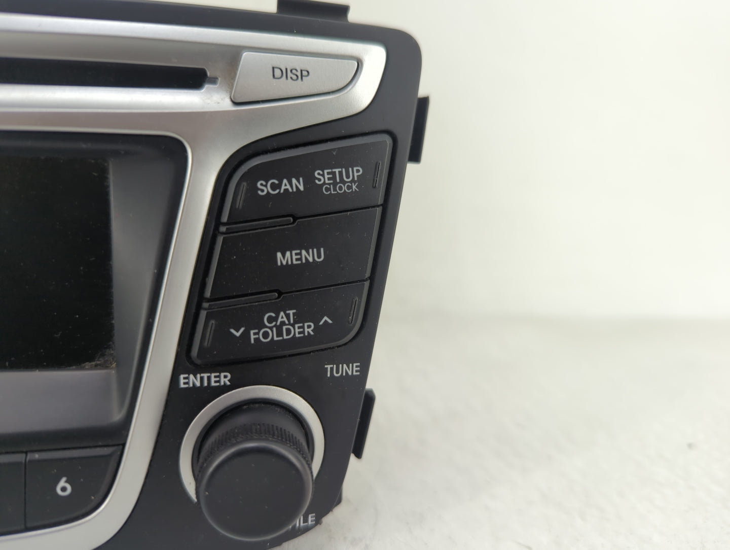 2012-2014 Hyundai Accent Radio AM FM Cd Player Receiver Replacement P/N:96170-1R1104X Fits Fits 2012 2013 2014 OEM Used Auto