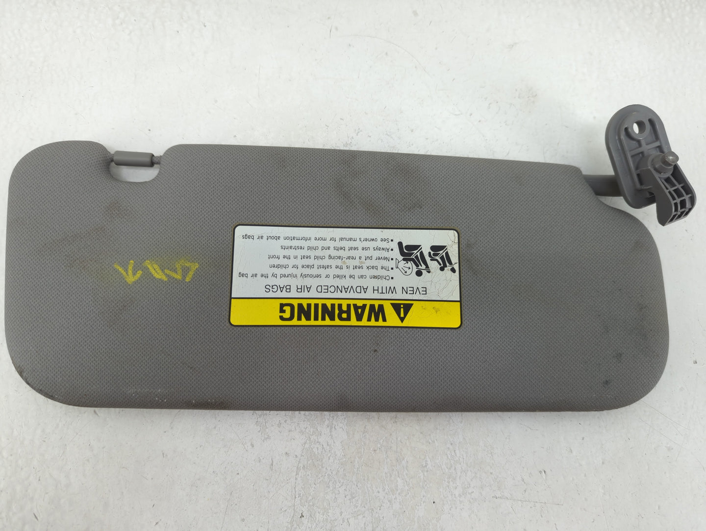 2014-2017 Hyundai Accent Sun Visor Shade Replacement Driver Left Mirror Fits Fits 2014 2015 2016 2017 OEM Used Auto Parts - 