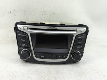 2012-2014 Hyundai Accent Radio AM FM Cd Player Receiver Replacement P/N:96170-1R151GU Fits Fits 2012 2013 2014 OEM Used Auto