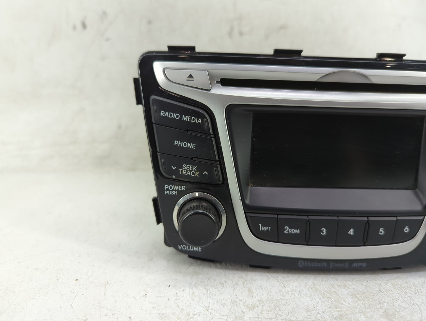 2012-2014 Hyundai Accent Radio AM FM Cd Player Receiver Replacement P/N:96170-1R151GU Fits Fits 2012 2013 2014 OEM Used Auto