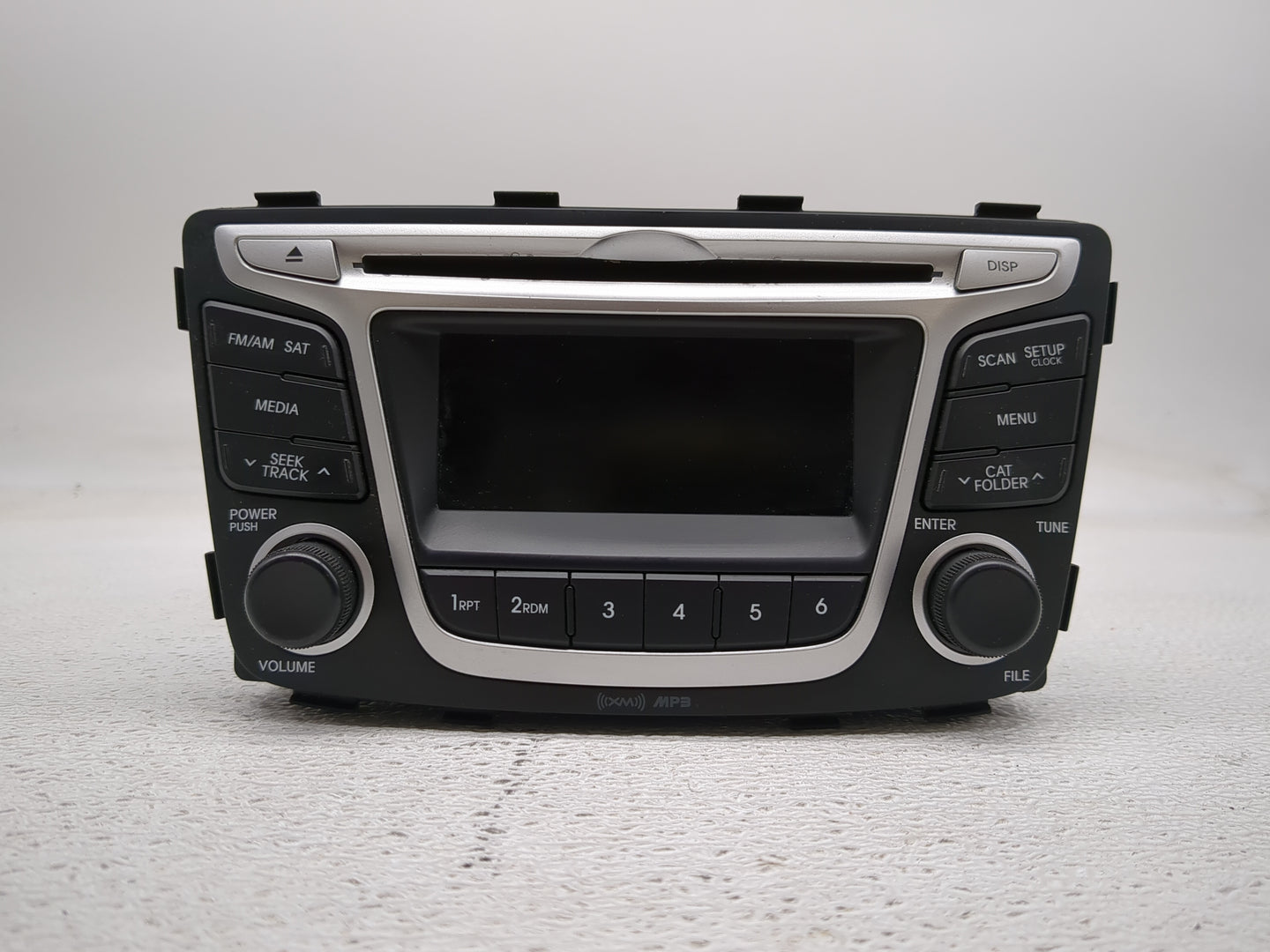 2014 Hyundai Accent Radio AM FM Cd Player Receiver Replacement P/N:96170-1R1104X Fits OEM Used Auto Parts - Oemusedautoparts