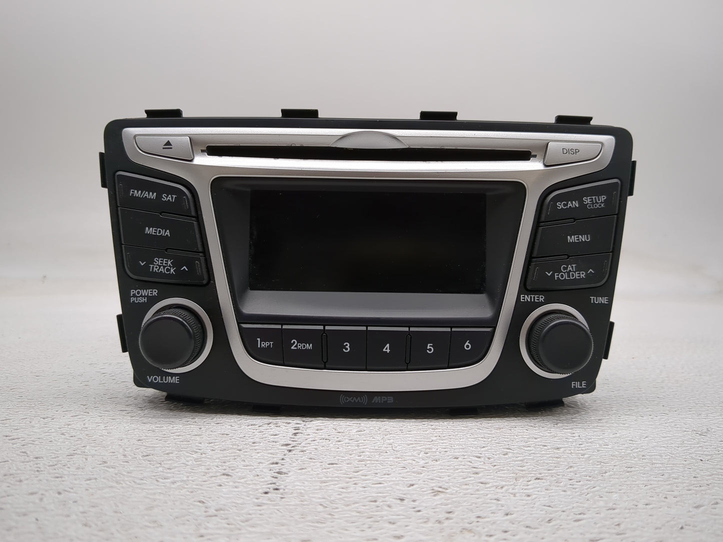 2014 Hyundai Accent Radio AM FM Cd Player Receiver Replacement P/N:96170-1R1104X Fits OEM Used Auto Parts - Oemusedautoparts