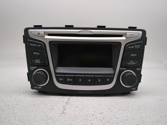 compare product 2014 Hyundai Accent Radio AM FM Cd Player Receiver Replacement P/N:96170-1R1104X Fits OEM Used Auto Parts
