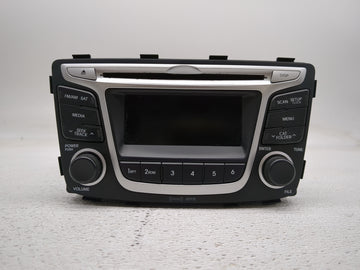 2014 Hyundai Accent Radio AM FM Cd Player Receiver Replacement P/N:96170-1R1104X Fits OEM Used Auto Parts - Oemusedautoparts