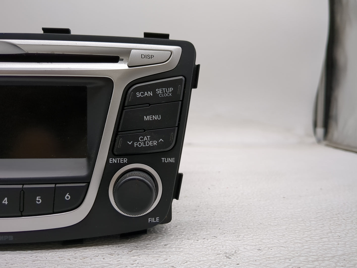 2014 Hyundai Accent Radio AM FM Cd Player Receiver Replacement P/N:96170-1R1104X Fits OEM Used Auto Parts - Oemusedautoparts