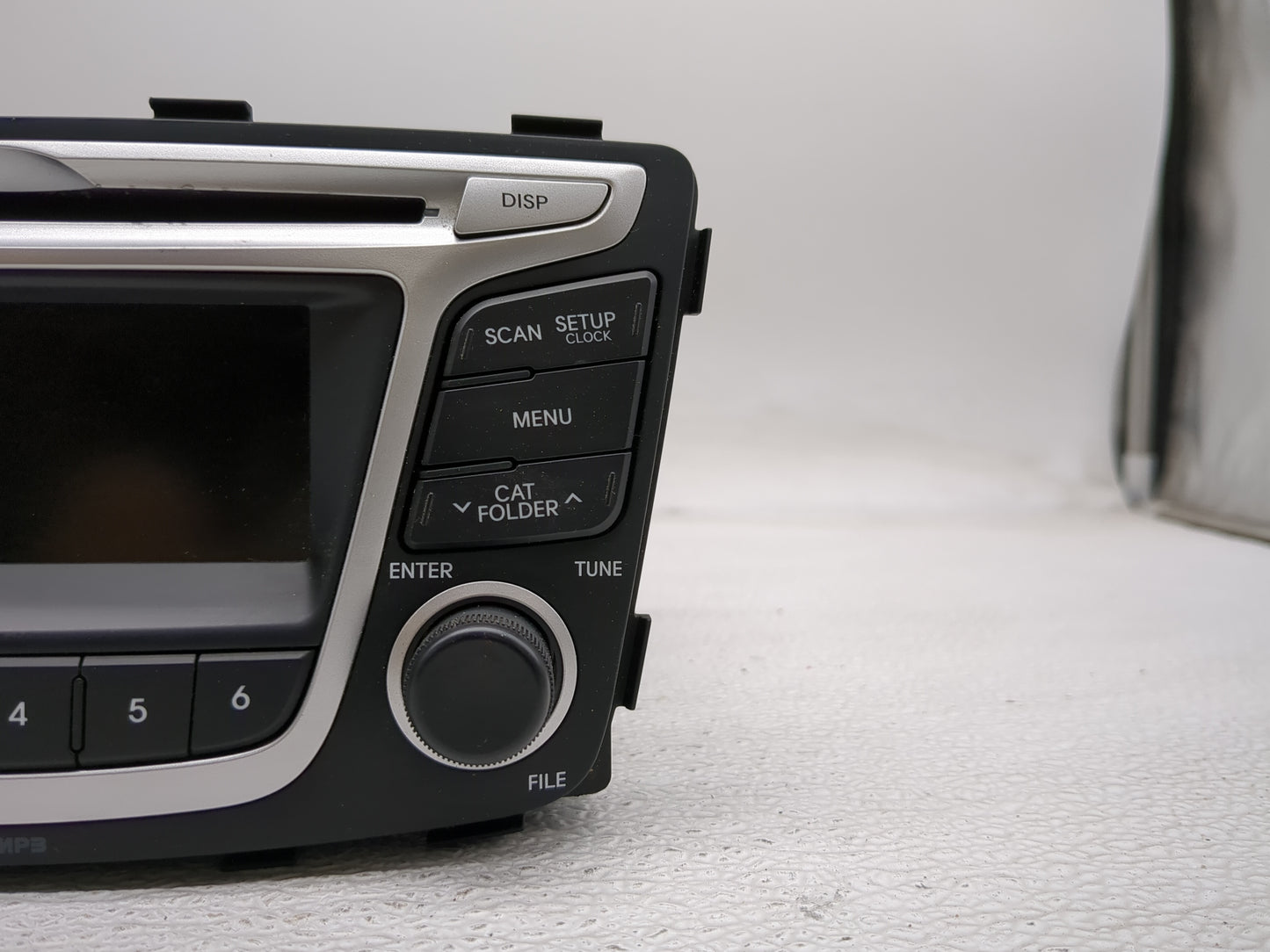 2014 Hyundai Accent Radio AM FM Cd Player Receiver Replacement P/N:96170-1R1104X Fits OEM Used Auto Parts - Oemusedautoparts