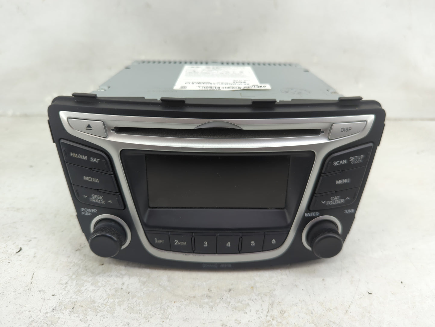 2014 Hyundai Accent Radio AM FM Cd Player Receiver Replacement P/N:961701R1104X AC180SBAN,P, TQ8-AC1B0SBAN Fits OEM Used Aut