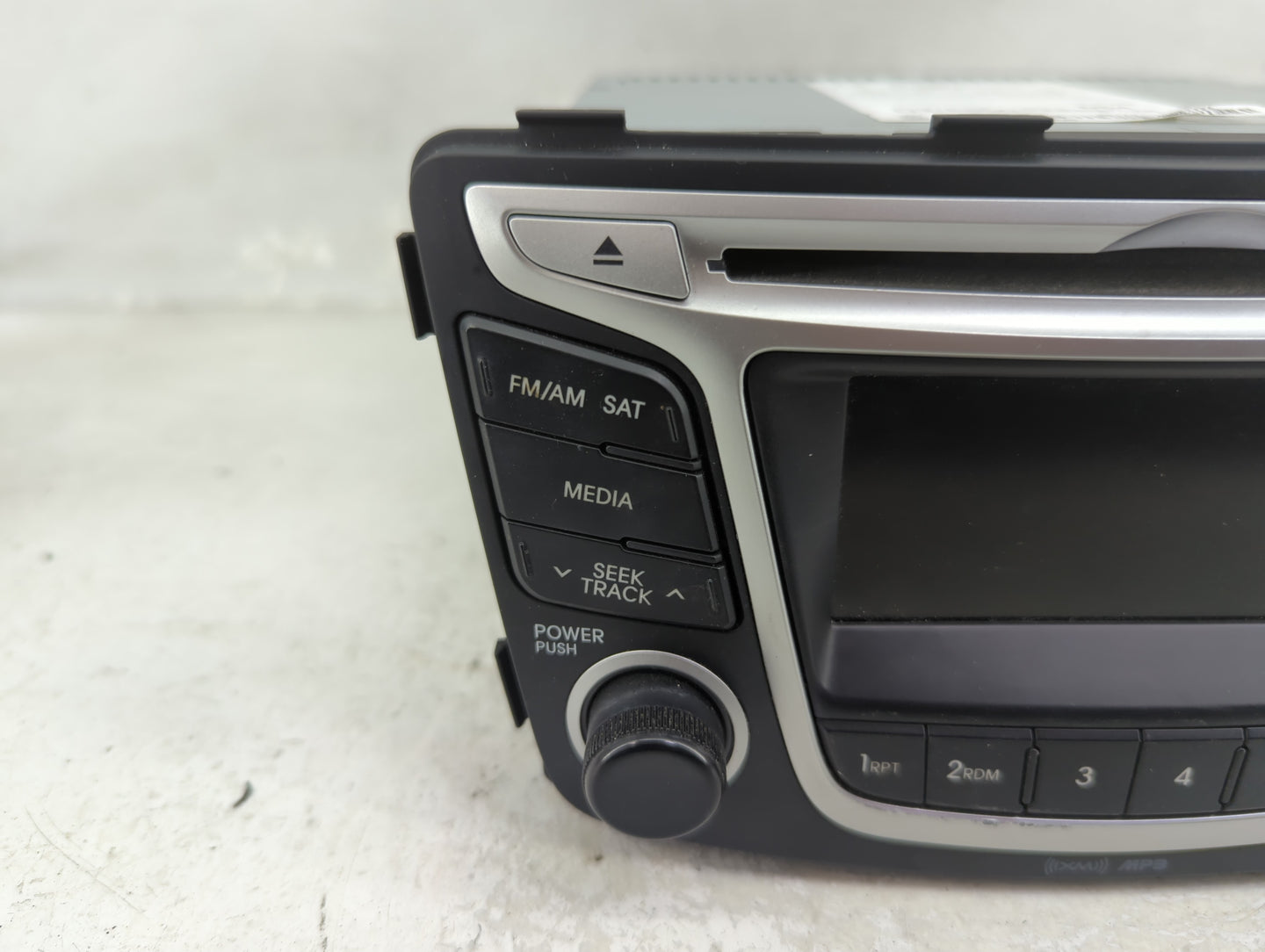 2014 Hyundai Accent Radio AM FM Cd Player Receiver Replacement P/N:961701R1104X AC180SBAN,P, TQ8-AC1B0SBAN Fits OEM Used Aut