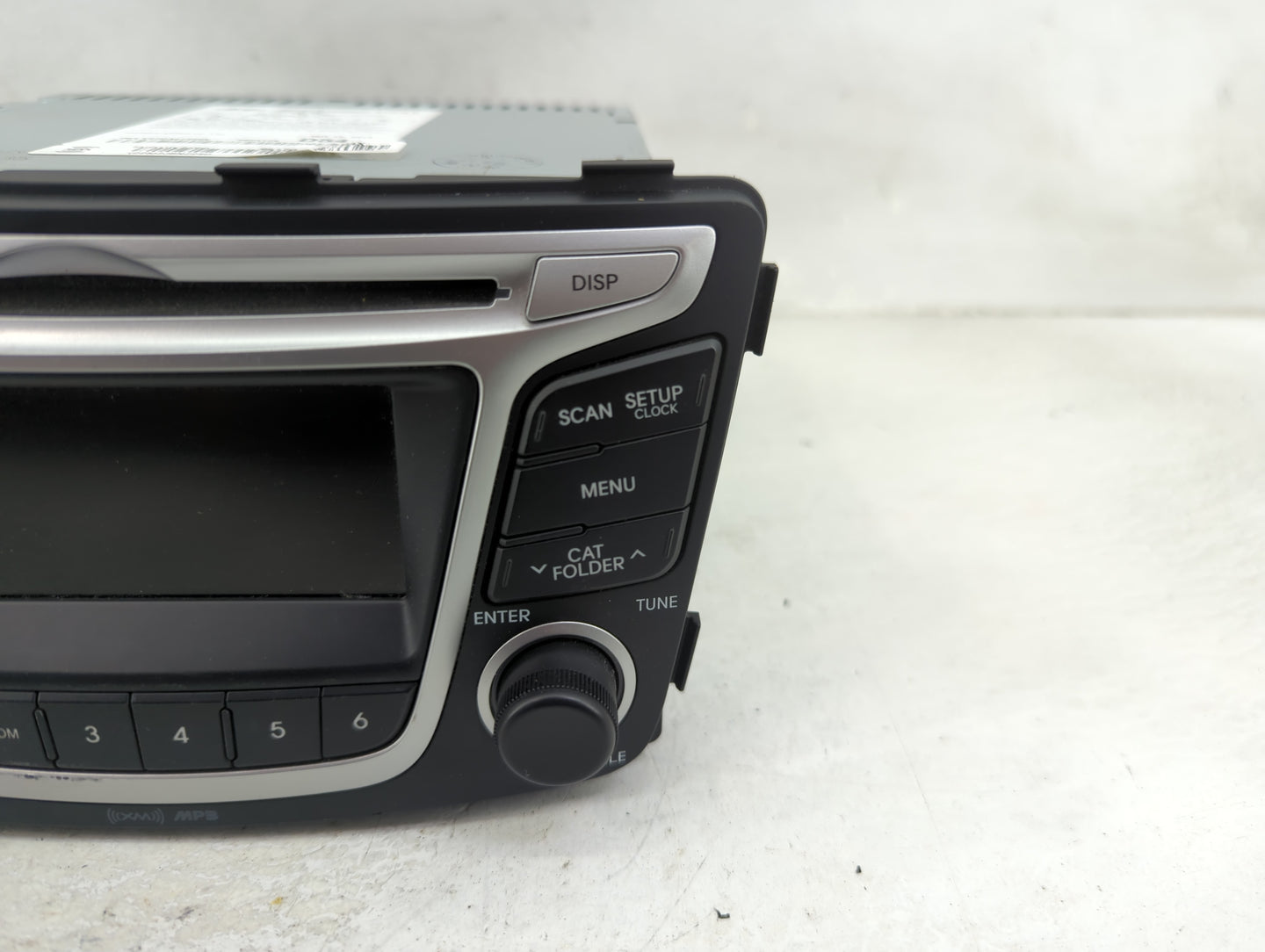 2014 Hyundai Accent Radio AM FM Cd Player Receiver Replacement P/N:961701R1104X AC180SBAN,P, TQ8-AC1B0SBAN Fits OEM Used Aut