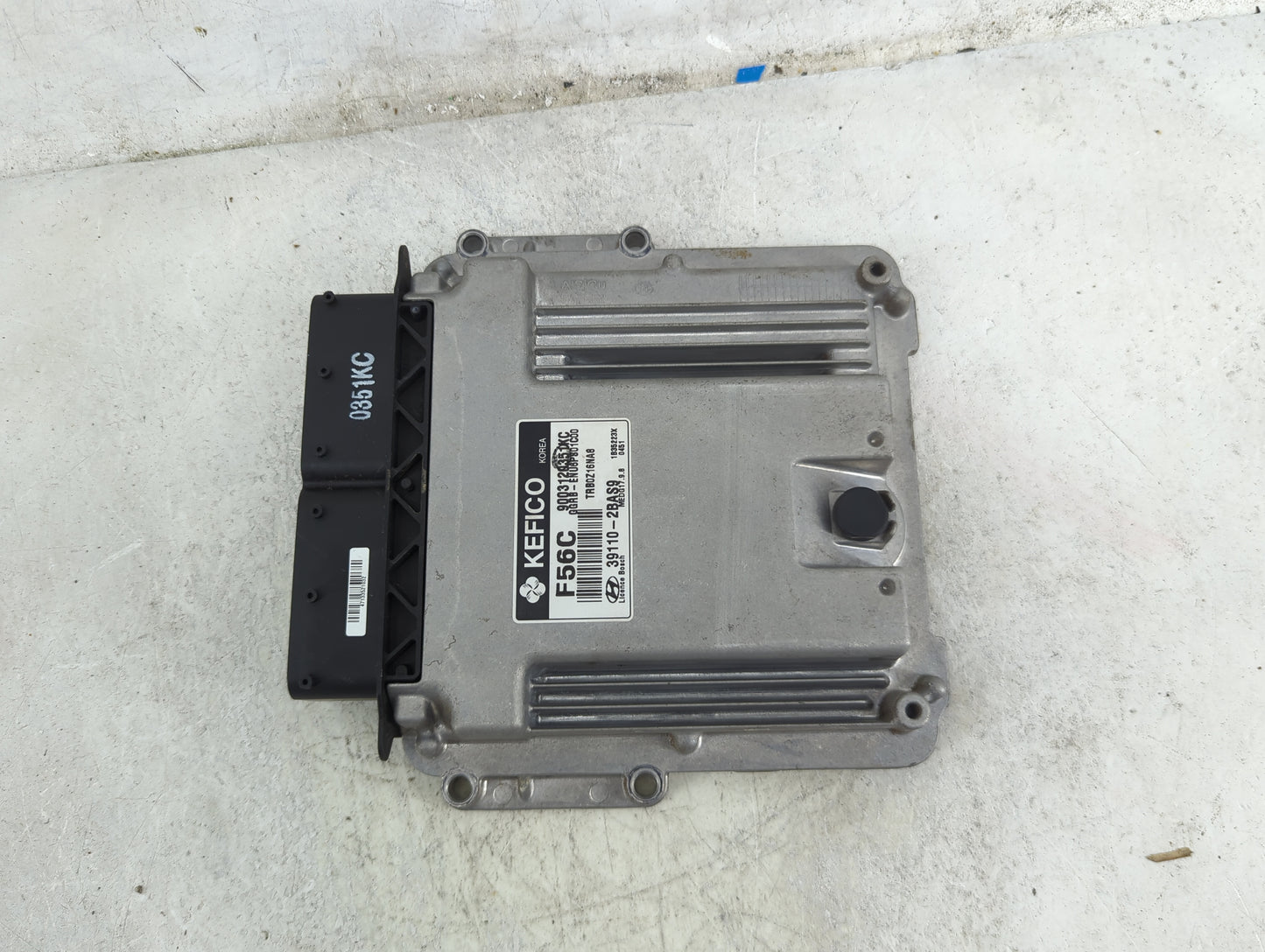 2012-2014 Hyundai Accent PCM Engine Control Computer ECU ECM PCU OEM P/N:39110-2BAS9 9003120351KC Fits Fits 2012 2013 2014 O