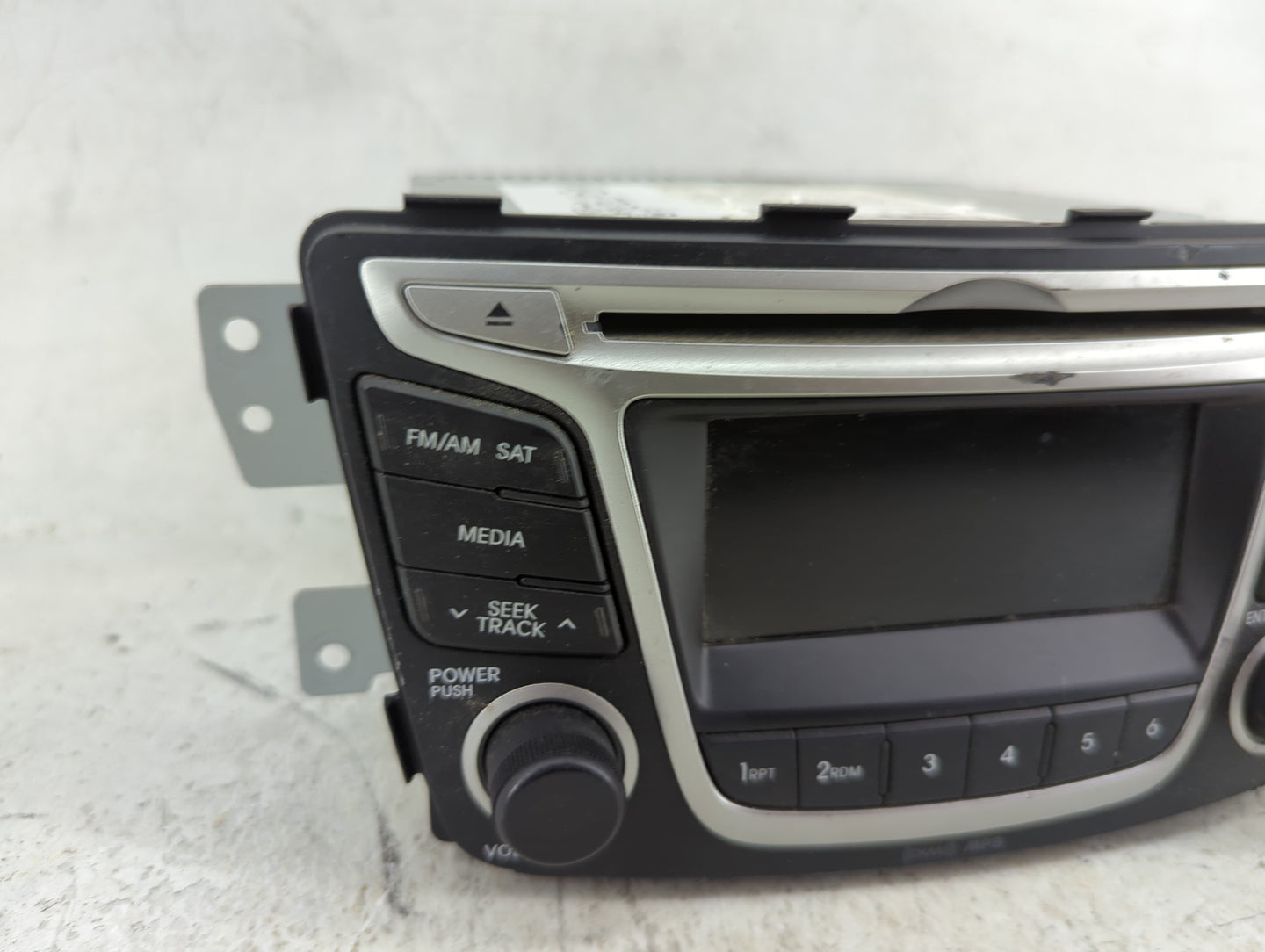 2012-2014 Hyundai Accent Radio AM FM Cd Player Receiver Replacement P/N:96170-1R1104X Fits Fits 2012 2013 2014 OEM Used Auto