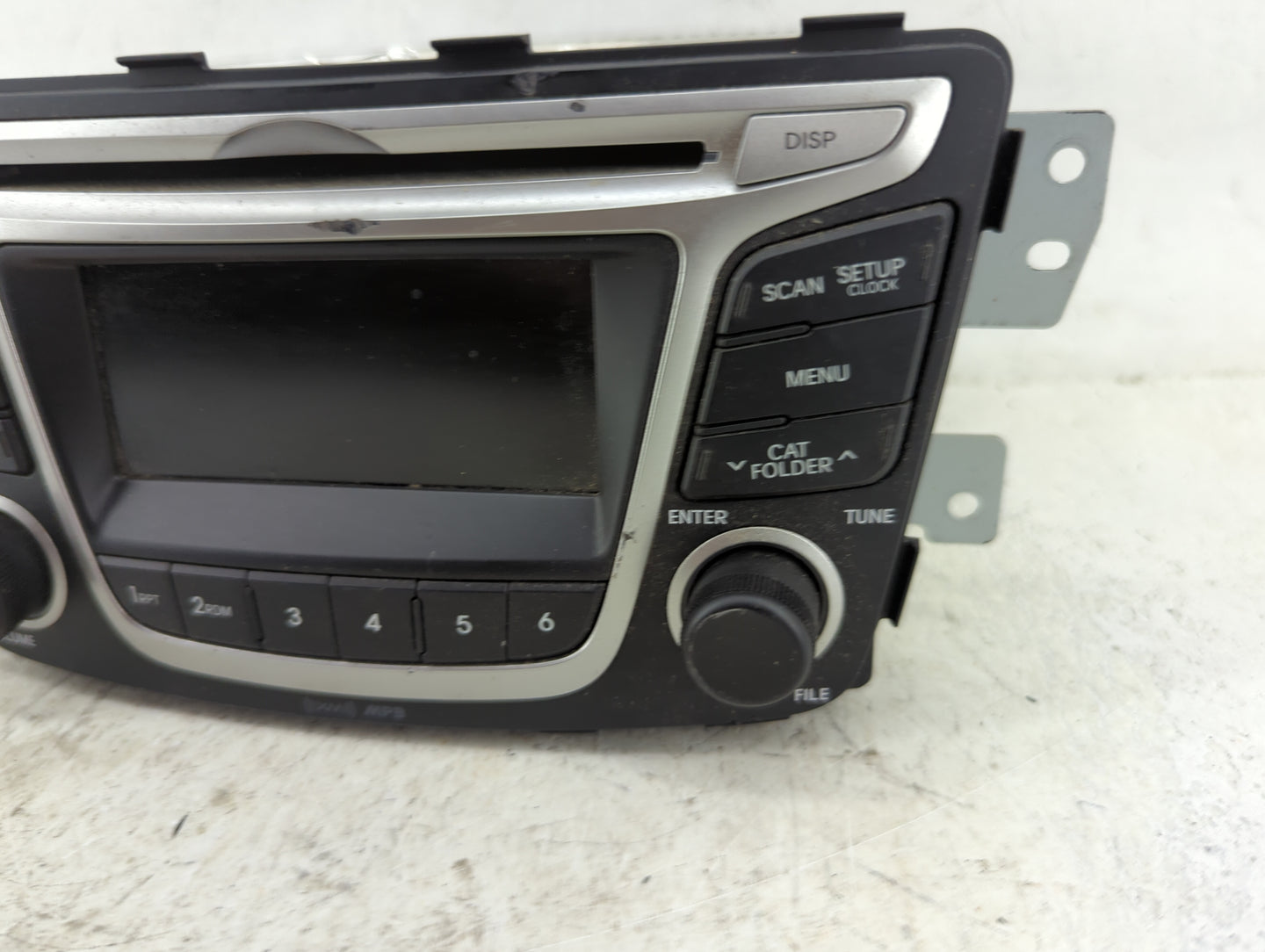 2012-2014 Hyundai Accent Radio AM FM Cd Player Receiver Replacement P/N:96170-1R1104X Fits Fits 2012 2013 2014 OEM Used Auto
