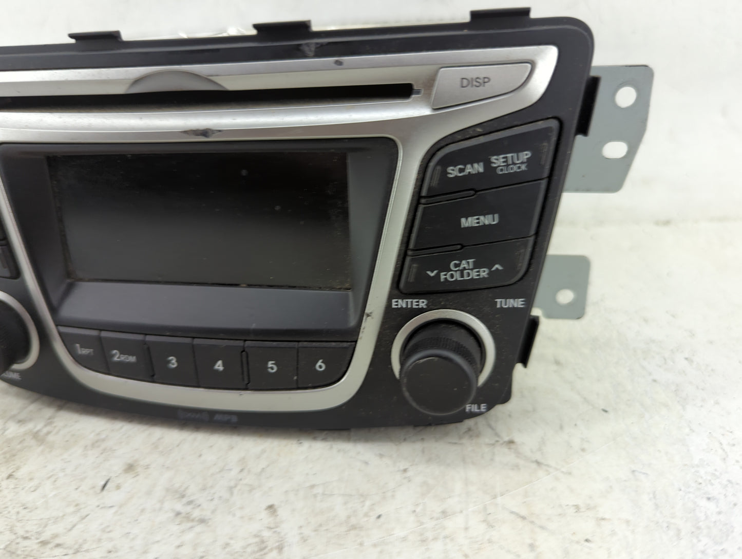 2012-2014 Hyundai Accent Radio AM FM Cd Player Receiver Replacement P/N:96170-1R1104X Fits Fits 2012 2013 2014 OEM Used Auto