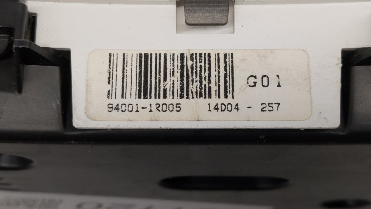 2013-2014 Hyundai Accent Instrument Cluster Speedometer Gauges P/N:94001-1R005 Fits Fits 2013 2014 OEM Used Auto Parts - Oem