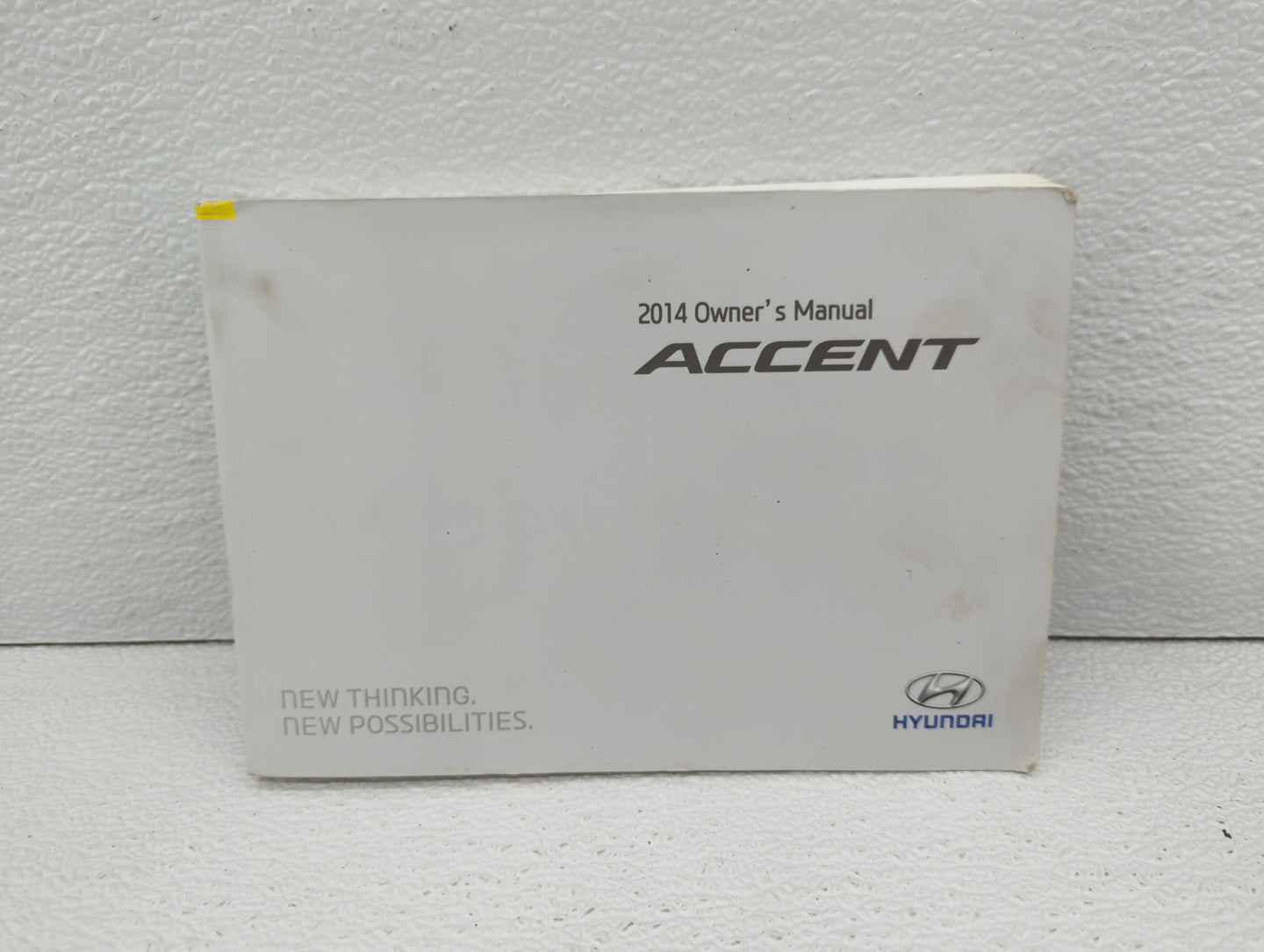 2014 Hyundai Accent Owners Manual Book Guide OEM Used Auto Parts - Oemusedautoparts1.com
