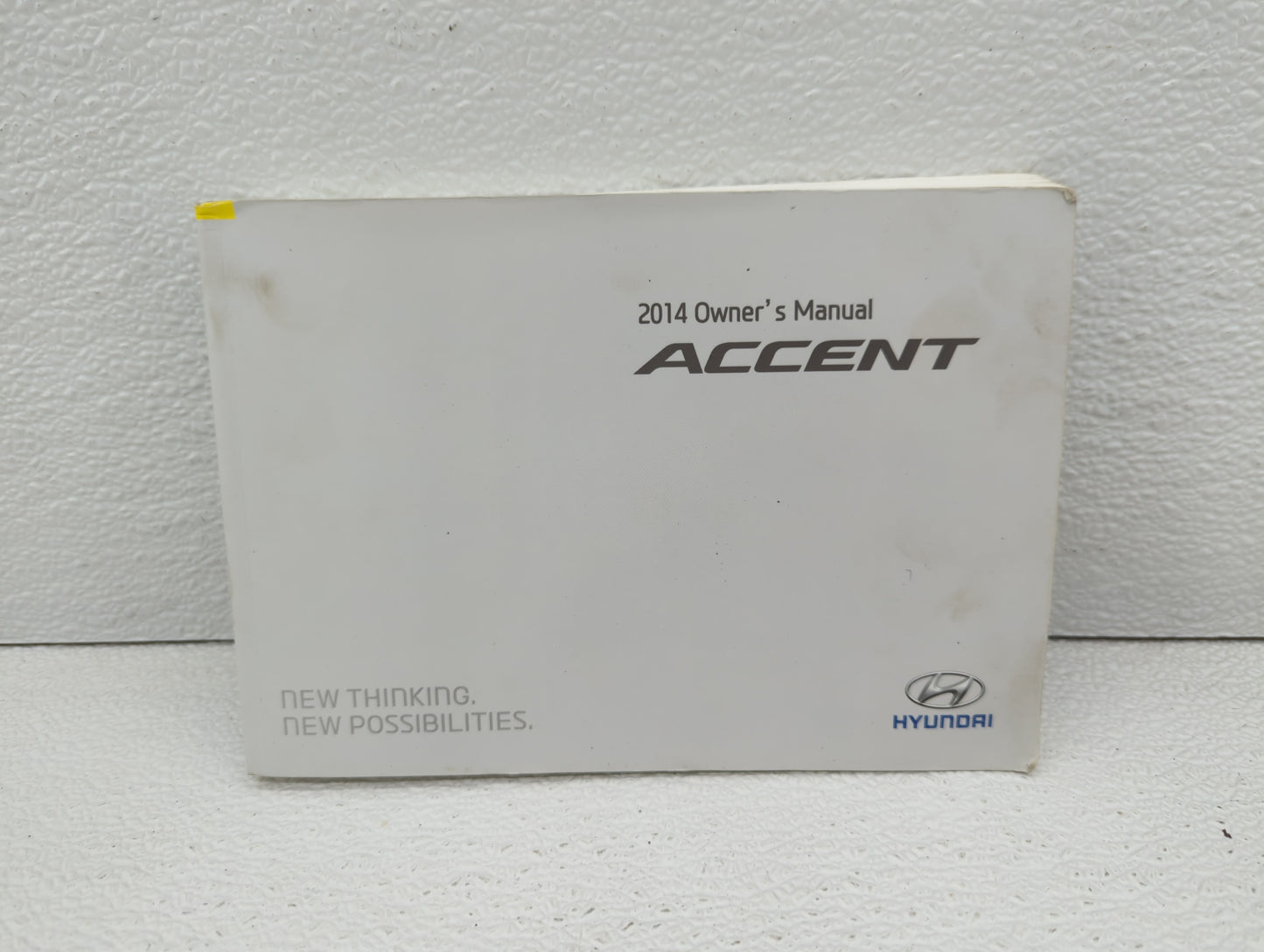 2014 Hyundai Accent Owners Manual Book Guide OEM Used Auto Parts - Oemusedautoparts1.com