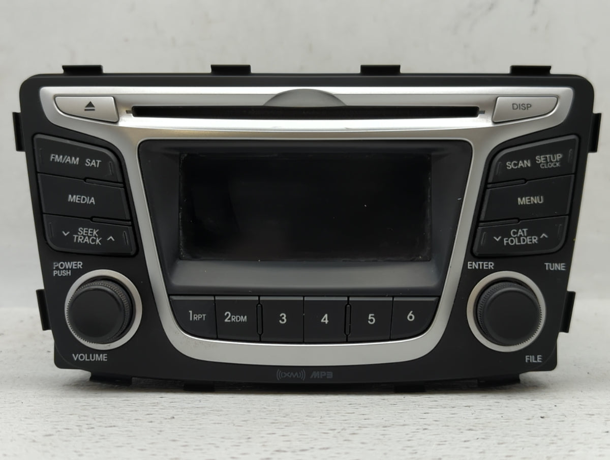 2014-2014 Hyundai Accent Am Fm Cd Player Radio Receiver 477317 - Oemusedautoparts1.com