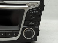 2014 Hyundai Accent Radio AM FM Cd Player Receiver Replacement P/N:96170-1R1104X 96170-1R1104 Fits OEM Used Auto Parts - Oem